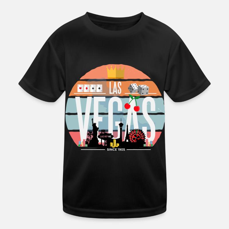 Las Vegas Kinder Funktions-T-Shirt