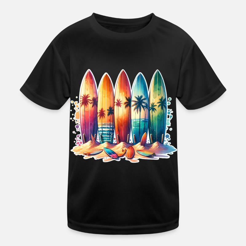 Surfen Surfer Kinder Funktions-T-Shirt