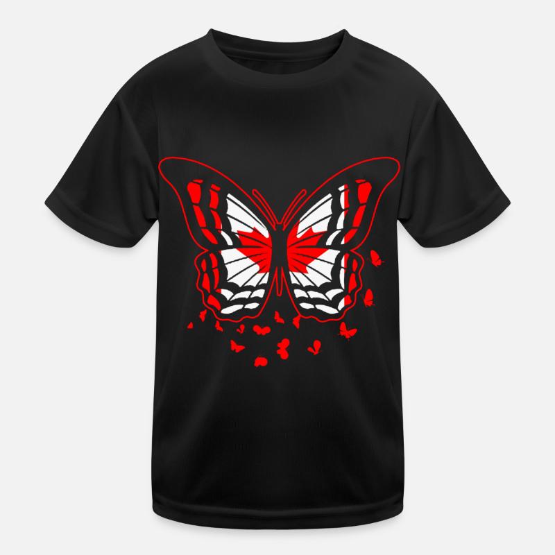 Canada Flag Kids Functional T-Shirt