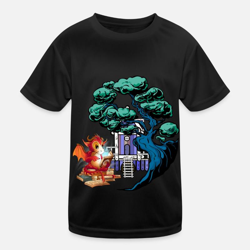 magic, dragon, dragon, mythical creature, fable, magic, child Kids Functional T-Shirt