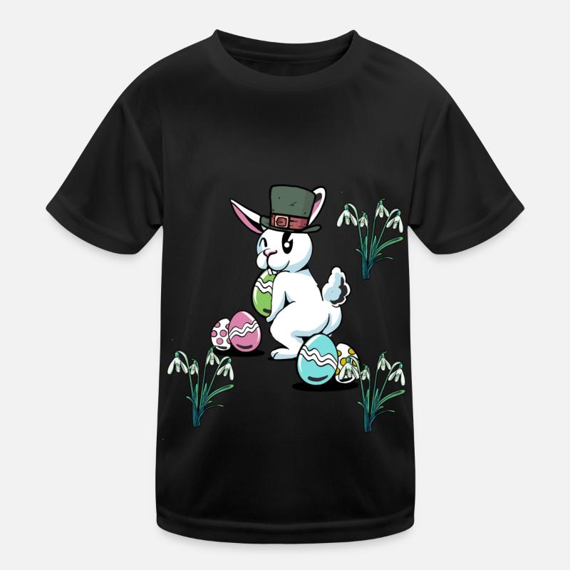 Easter eggs Easter festival Easter bunny rabbit child Kids Functional T-Shirt