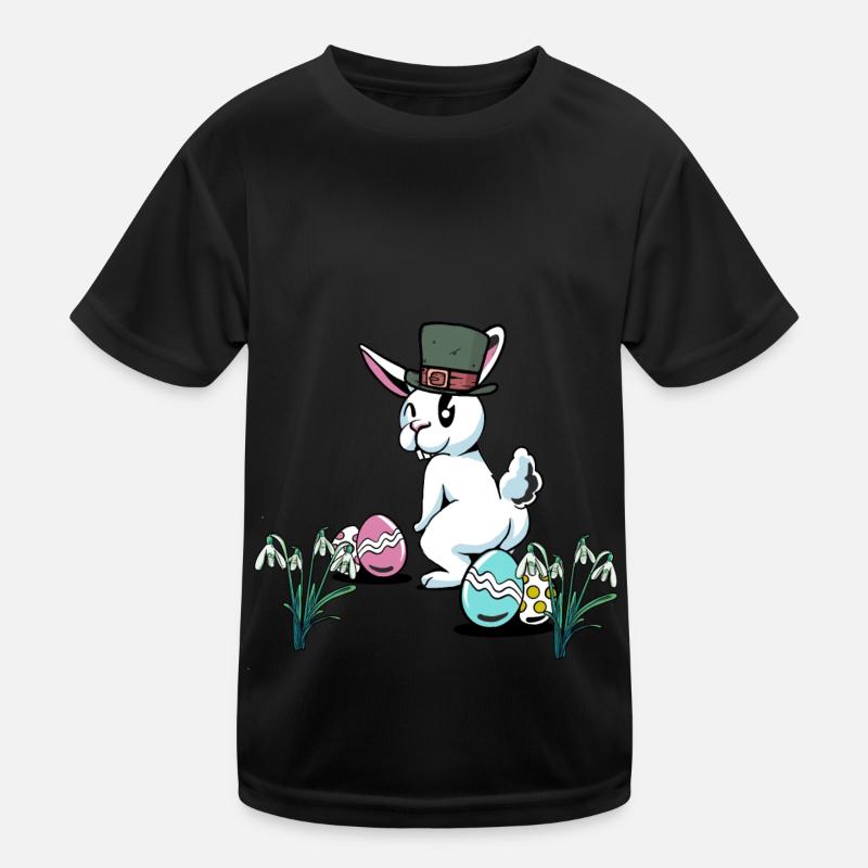 Easter Bunny Easter Easter Festival Easter Eggs Nest Child Kids Functional T-Shirt