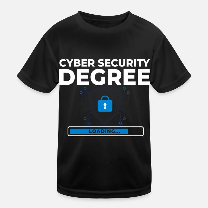 Cyber Security Information Computer Sicherheit Kinder Funktions-T-Shirt