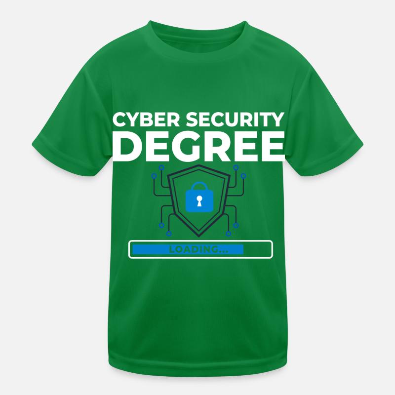 Cyber Security Information Computer Sicherheit Kinder Funktions-T-Shirt