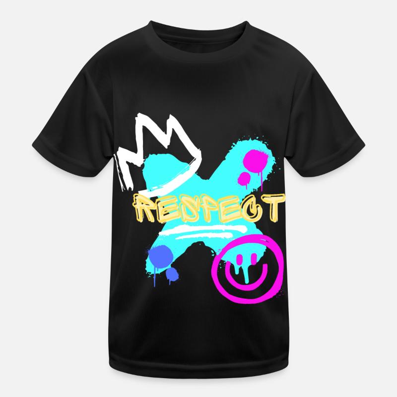 Respect Graffiti Kids Functional T-Shirt