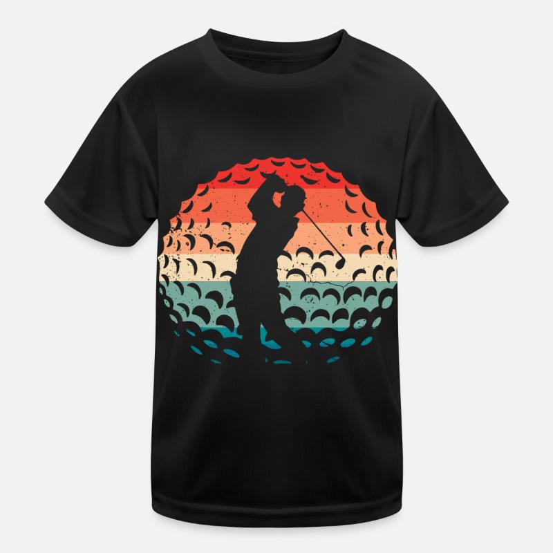 Golf Golfer Kinder Funktions-T-Shirt