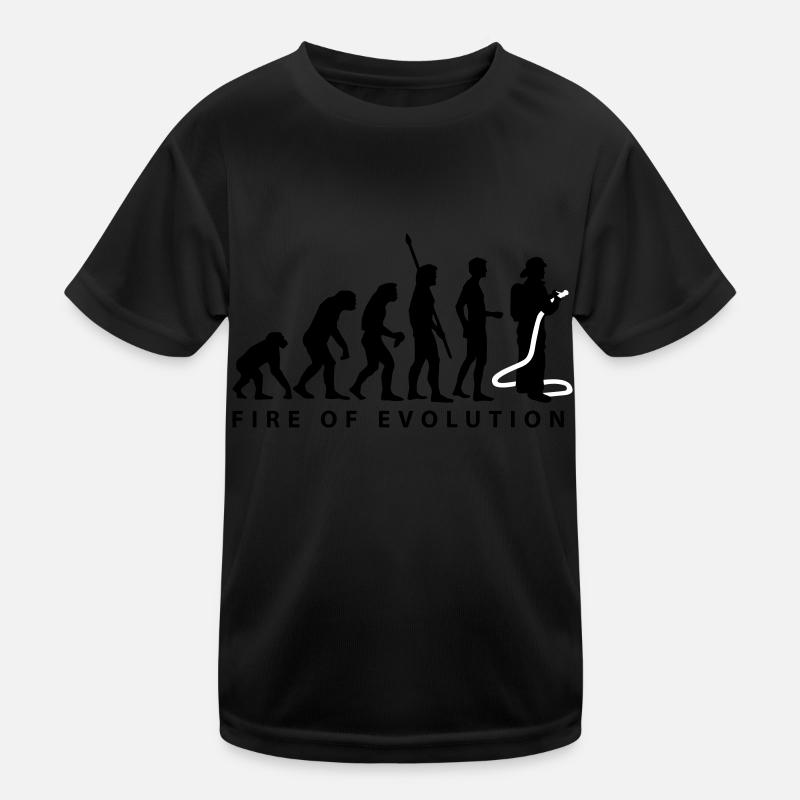 evolution_feuerwehr_2c Kinder Funktions-T-Shirt