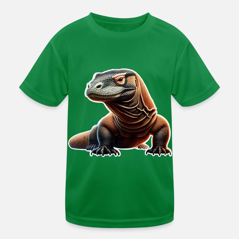 Komodo Dragon Kinder Funktions-T-Shirt