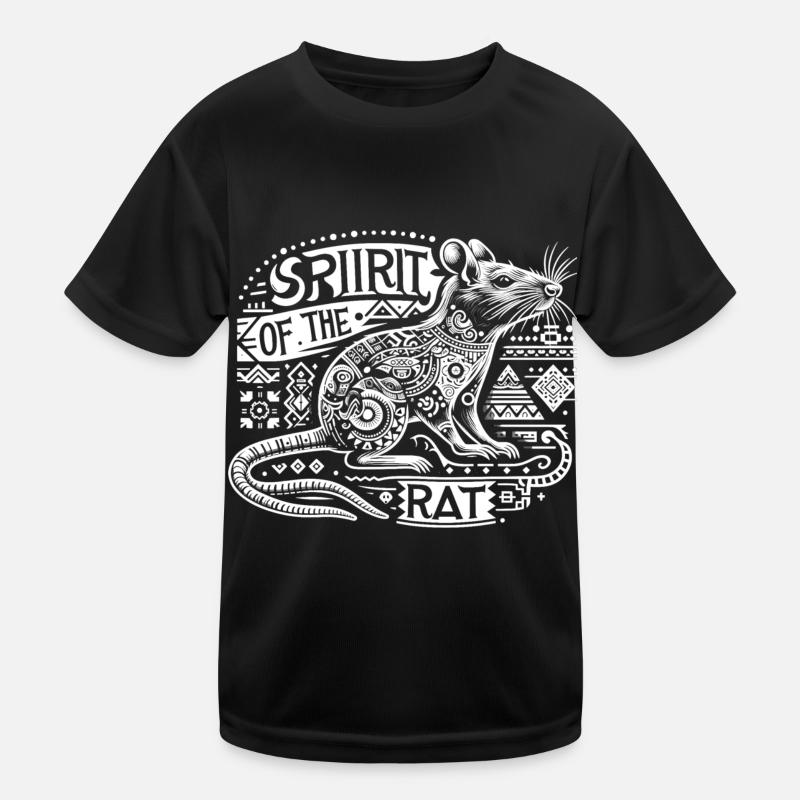 Ethno : Totem du Rat T-shirt sport Enfant