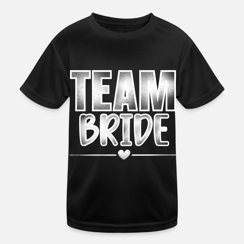 Team Bride Kids Functional T-Shirt