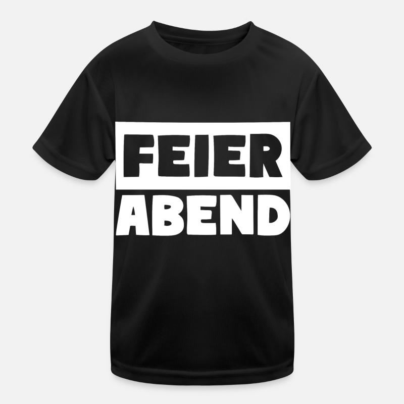 FEIERABEND Wochenende Urlaub Job Beruf Kinder Funktions-T-Shirt