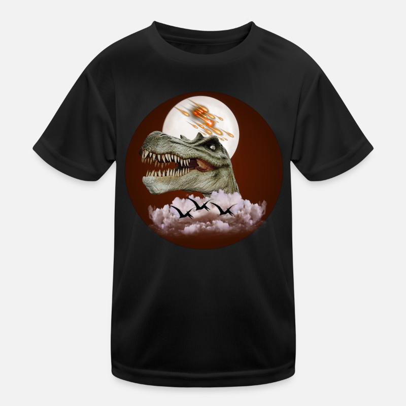 Dinosaur Lunch Time Kids Functional T-Shirt