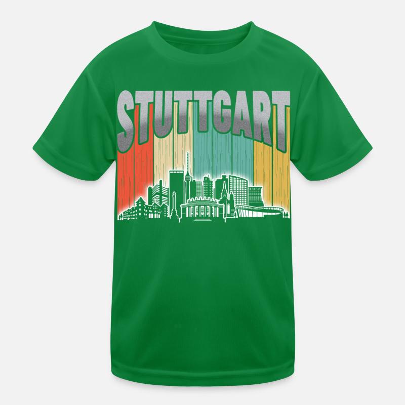 Stuttgart Deutschland Kinder Funktions-T-Shirt