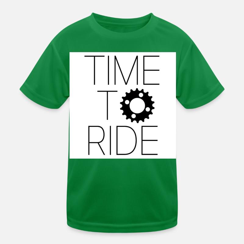 time to ride T-shirt sport Enfant