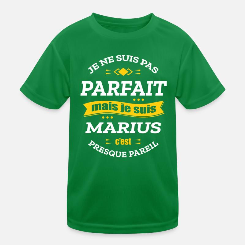 MARIUS PARFAIT - PRENOM MARIUS T-shirt sport Enfant