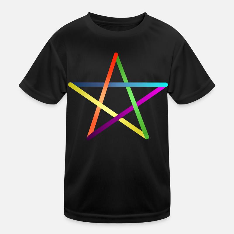 Triangles - graphics - graphic design Kids Functional T-Shirt