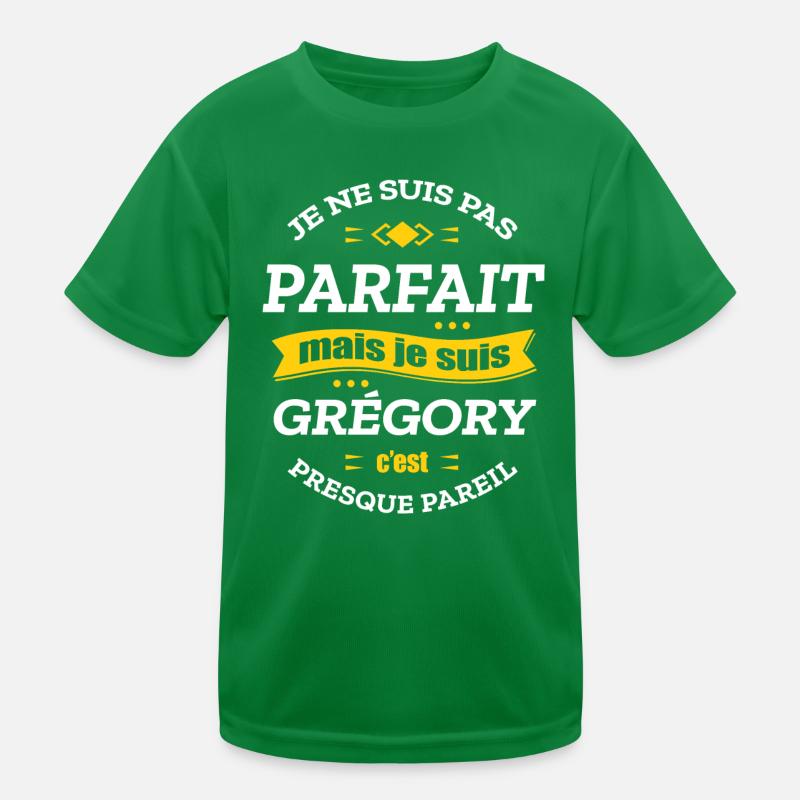 GRÉGORY PARFAIT - PRENOM GRÉGORY T-shirt sport Enfant