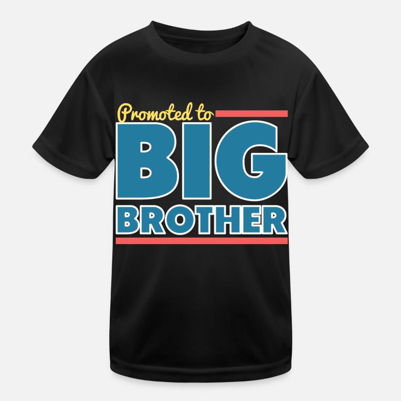 big brother - Kinder Funktions-T-Shirt - Schwarz