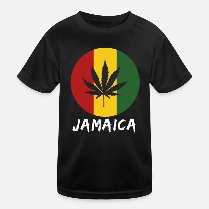 Jamaica rastafari Kids Functional T-Shirt