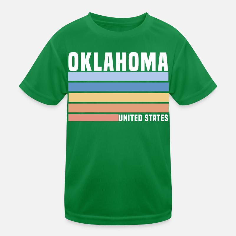 oklahoma Kinder Funktions-T-Shirt