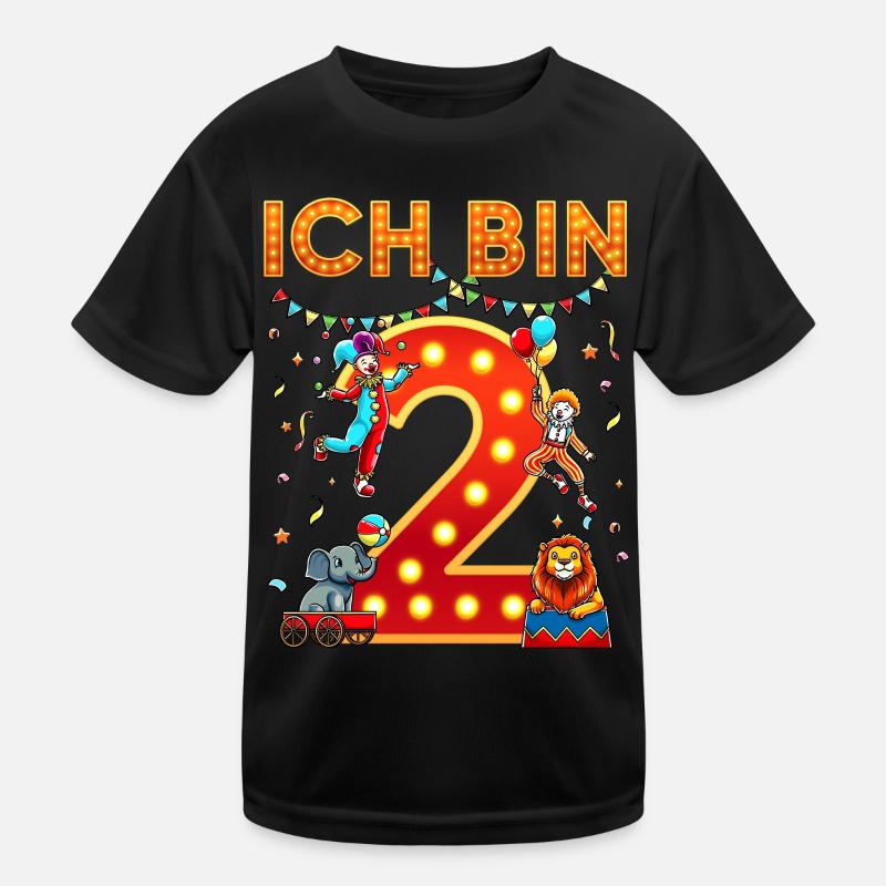 J’ai 2 secondes cirque anniversaire deux ans T-shirt sport Enfant
