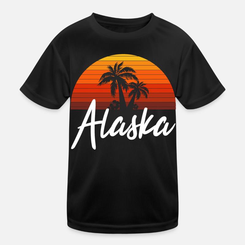 alaska Kinder Funktions-T-Shirt