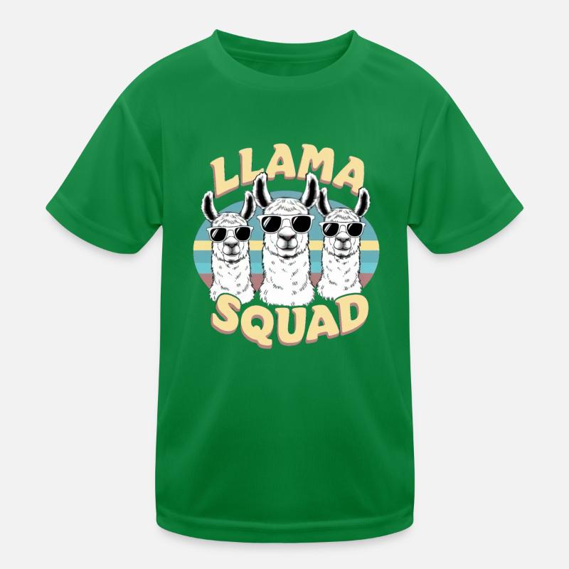 Escouade de lamas T-shirt sport Enfant