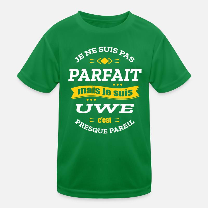 UWE PARFAIT - PRENOM UWE T-shirt sport Enfant