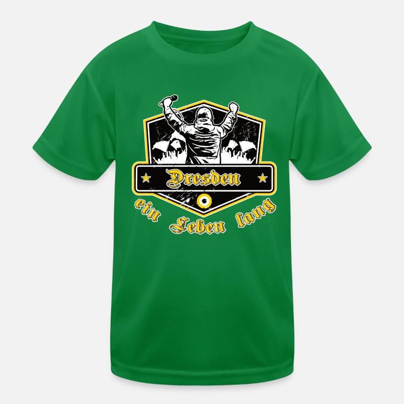 Dresden ein Leben Lang No II Kinder Funktions-T-Shirt