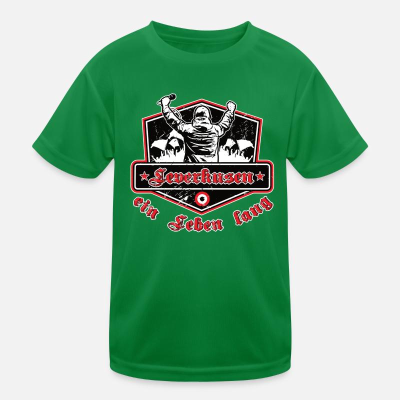Leverkusen ein Leben Lang No II Kinder Funktions-T-Shirt