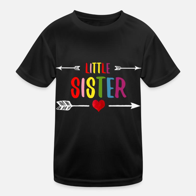 Little Sister Geschwister Schwesterliebe Kinder Funktions-T-Shirt