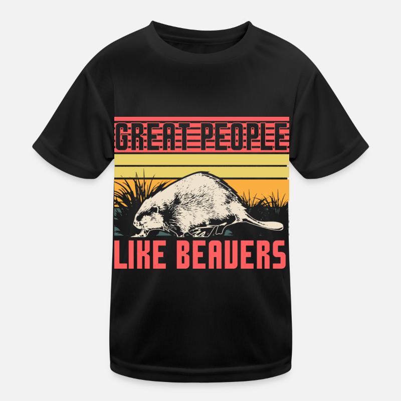 Idée cadeau Beaver Canada T-shirt sport Enfant