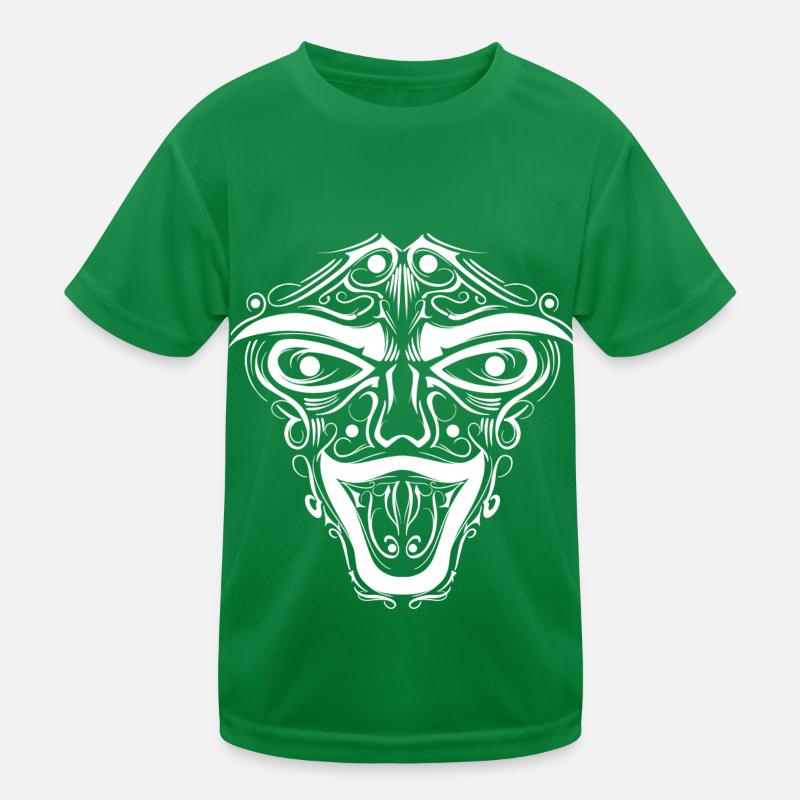 Skull, Abstract, Art Kids Functional T-Shirt