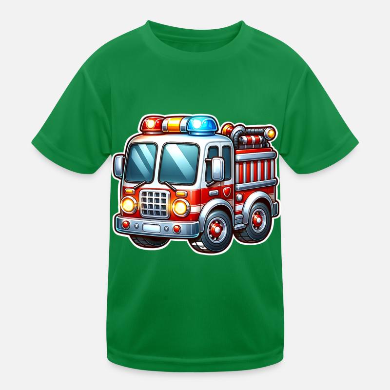 Pompiers T-shirt sport Enfant