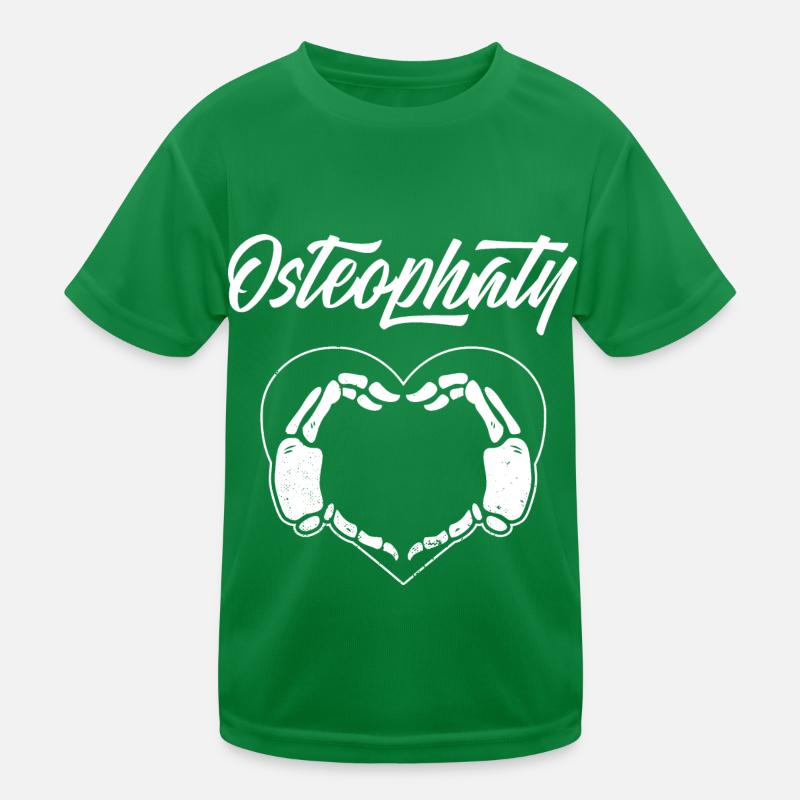 Osteopathie Osteopathin Osteopath Chiropraktiker Kinder Funktions-T-Shirt