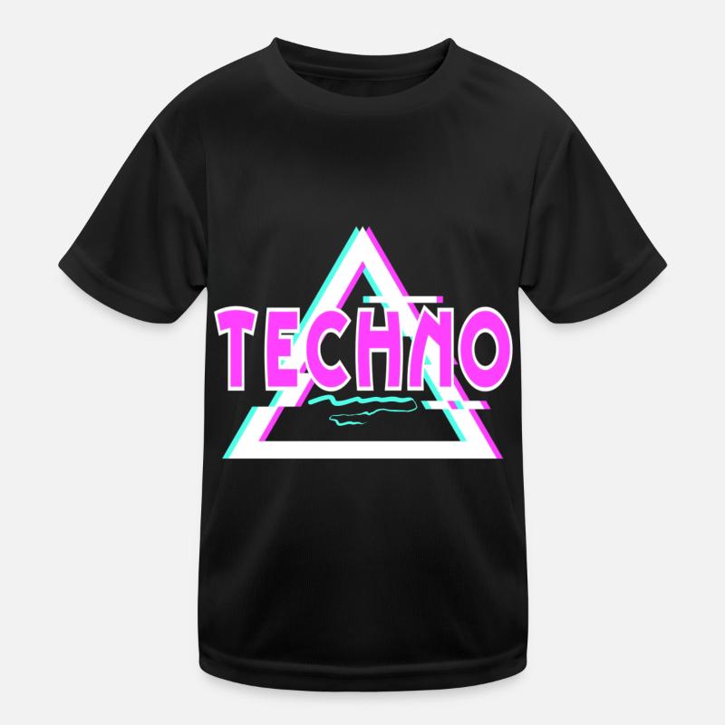 Techno Kinder Funktions-T-Shirt