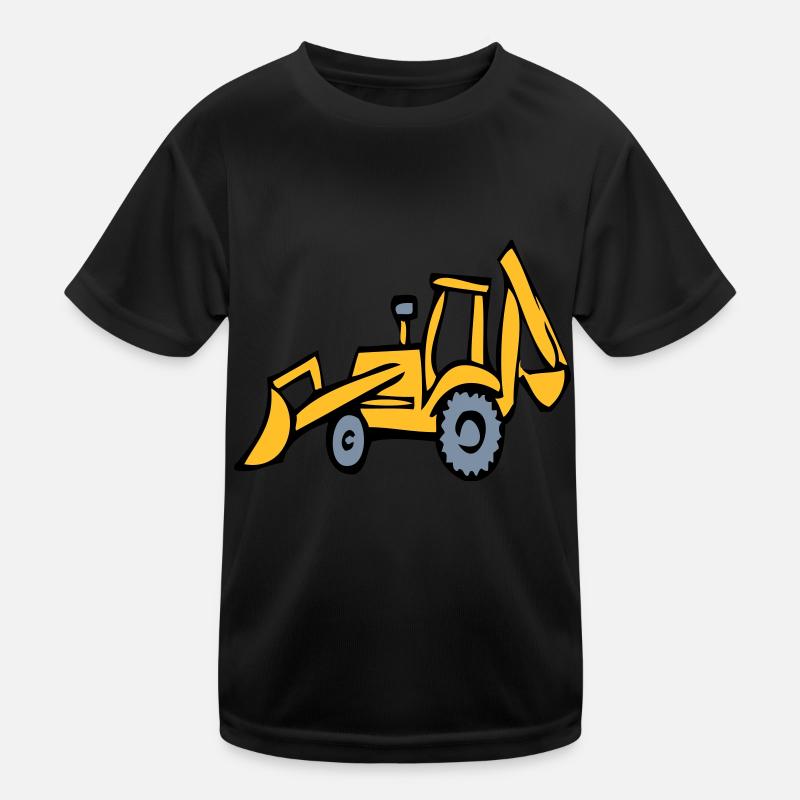 Bagger Kinder Funktions-T-Shirt
