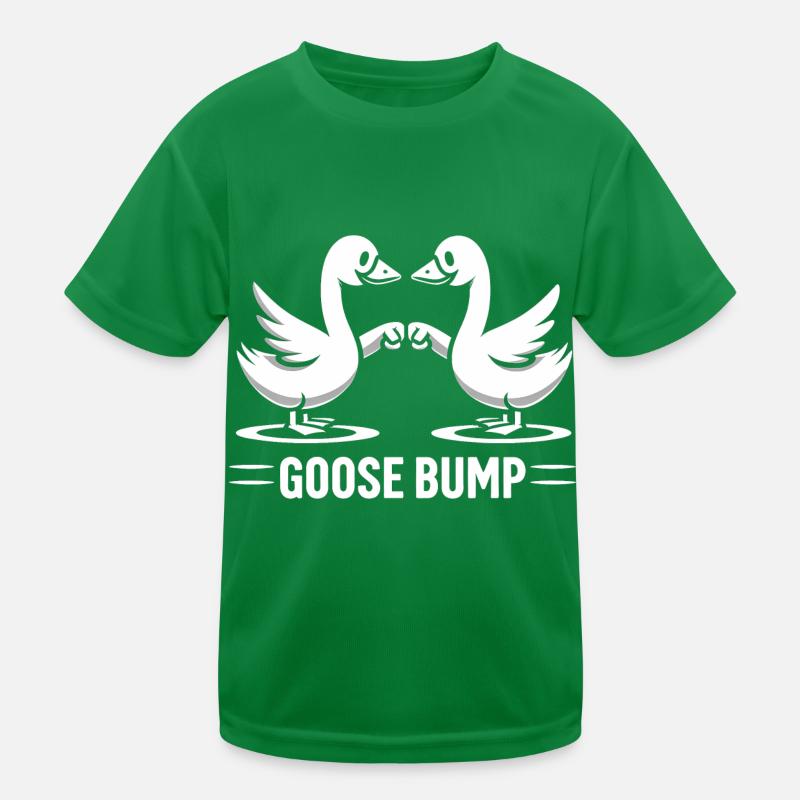 Goose Bump - Gänsefreundschaft Kinder Funktions-T-Shirt