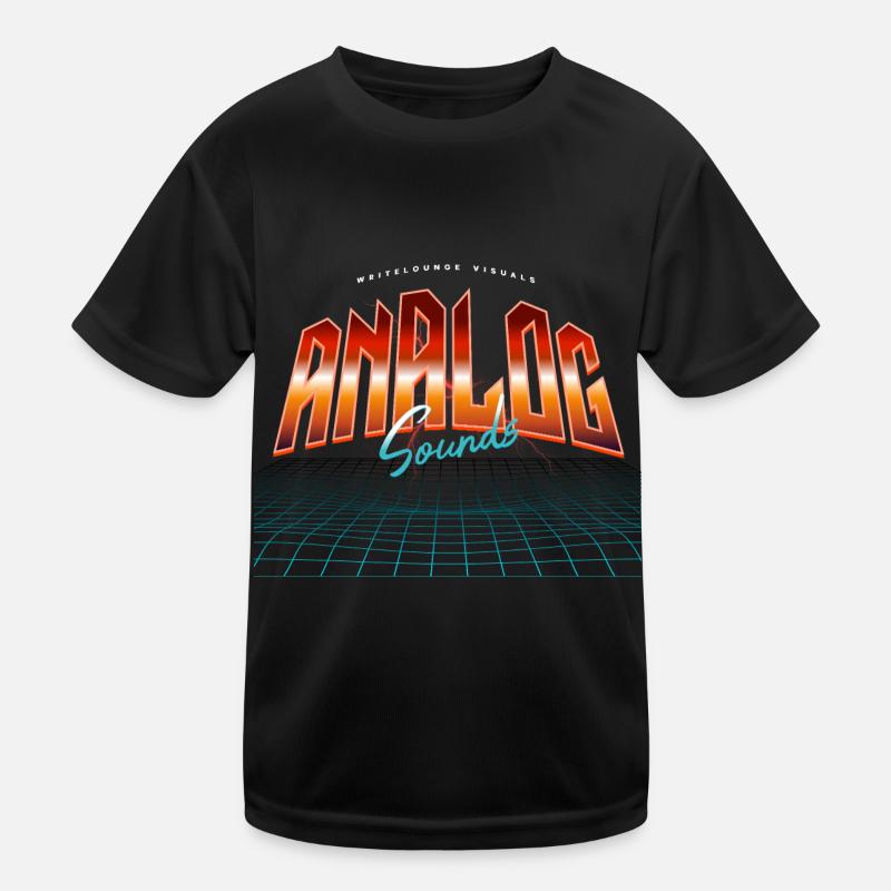 Analog Sounds Synthesizer Kids Functional T-Shirt