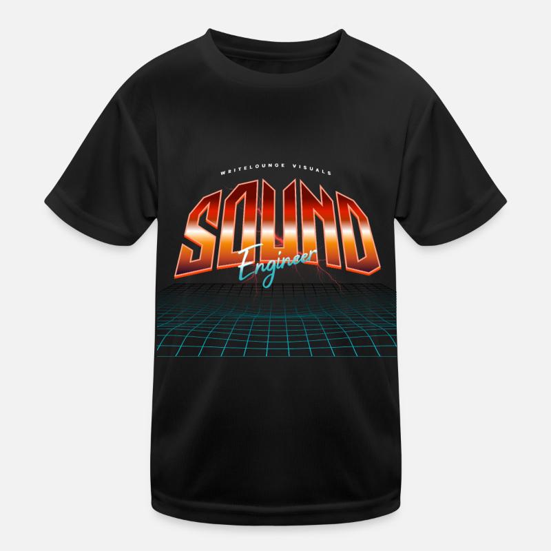 Sound Engineer Kids Functional T-Shirt