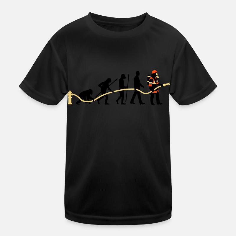 evolution_feuerwehrmann_032015_a_3c Kinder Funktions-T-Shirt