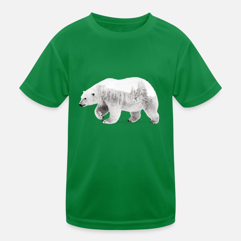 Arctic bear Kids Functional T-Shirt