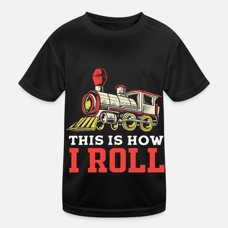 Model Railway Model Making Model Maker Kids Functional T-Shirt