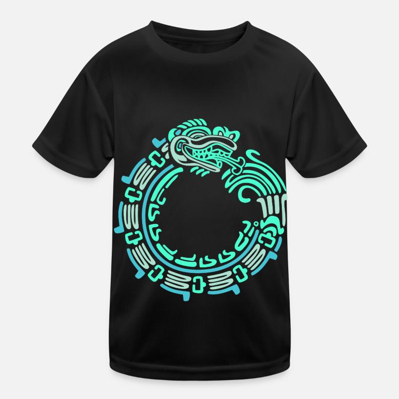 Inka Maya kalender aztec Kinder Funktions-T-Shirt