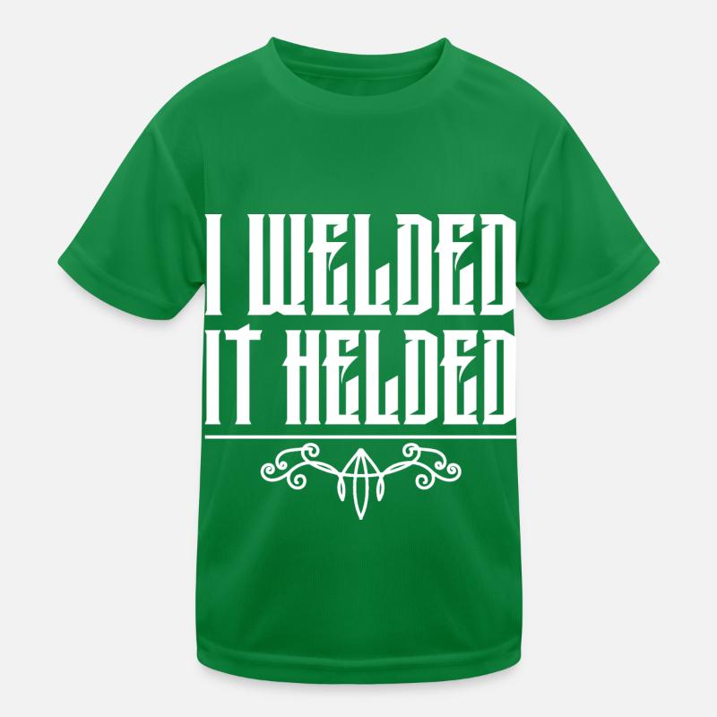 Welding Welding Welding Welding Kids Functional T-Shirt