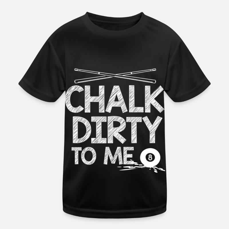 Billard 8-Ball Kinder Funktions-T-Shirt