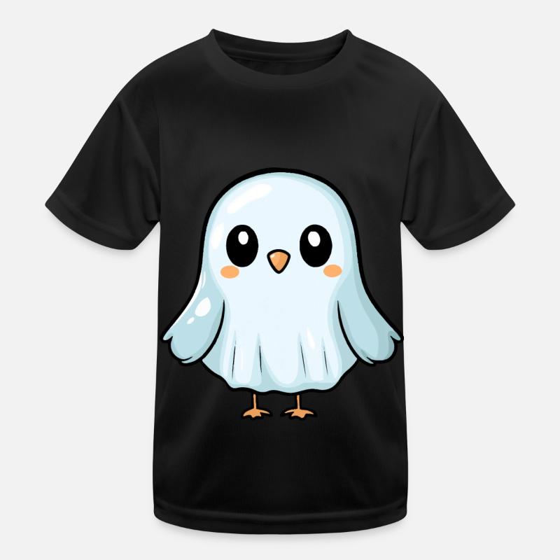 Taube Vogel Halloween Comic Geist Kinder Funktions-T-Shirt