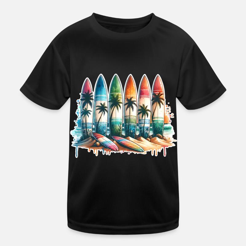 Surfen Surfer Kinder Funktions-T-Shirt