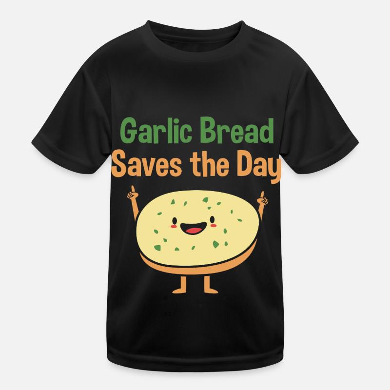 Brot Knoblauch Kinder Funktions-T-Shirt