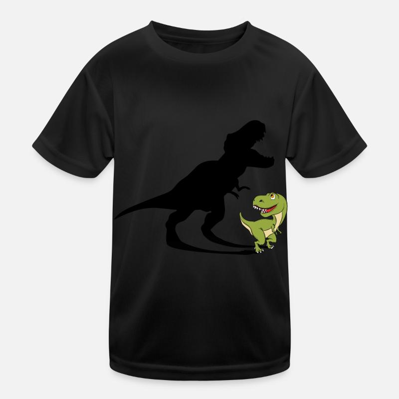 T-Rex Dinosaurier Schulkind Kinder Funktions-T-Shirt